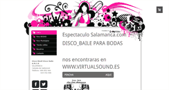 Desktop Screenshot of espectaculosalamanca.com