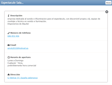 Tablet Screenshot of espectaculosalamanca.com